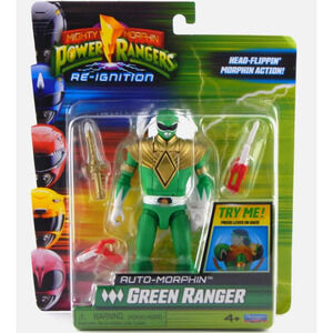 MIGHTY MORPHIN POWER RANGERS RE-IGNITION 6" Green Ranger Figure Tommy ***READ***